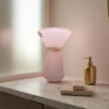 The pink vase is a retro-style glazed ceramic tabletop for the living room entrance Application Scenario